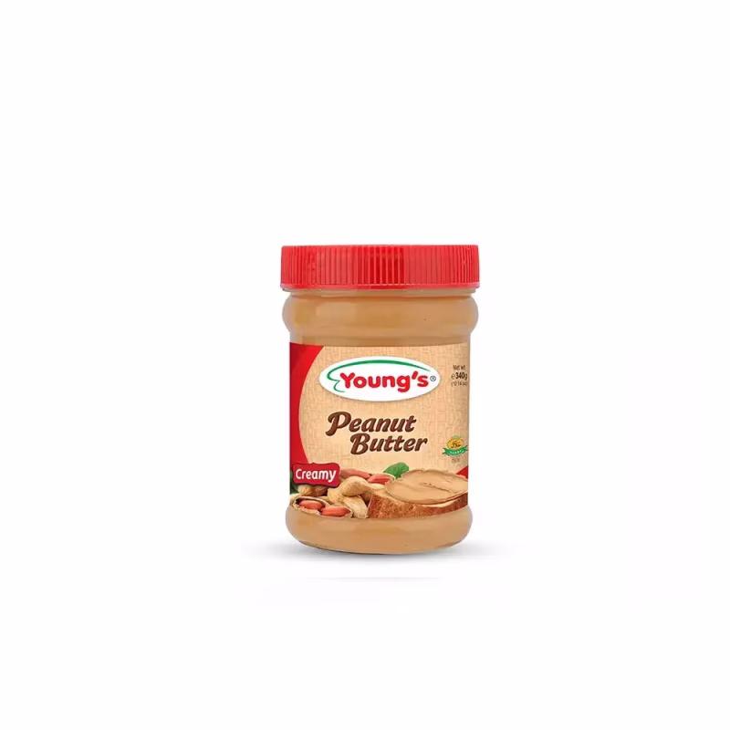 YOUNGS PEANUT BUT JAR CRUNCHY 300GM