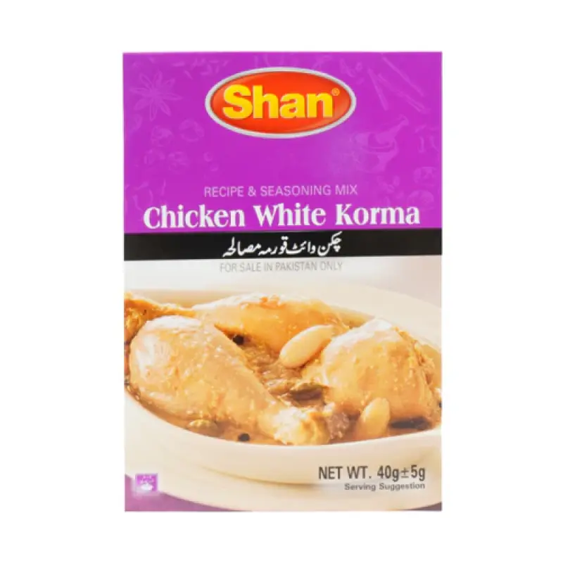 SHAN CHICKEN WHITE KORMA 40G