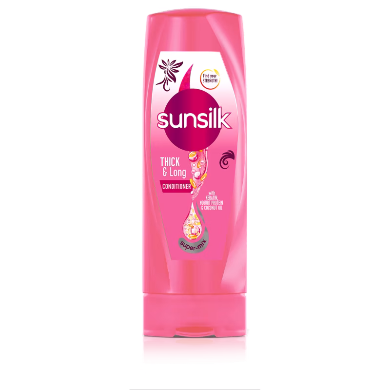 SUNSILK CONDITIONER THICK & LONG 180ML