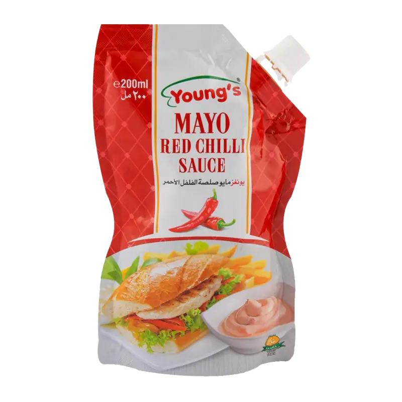 YOUNGS MAYO RED CHILLI SAUCE 200ML