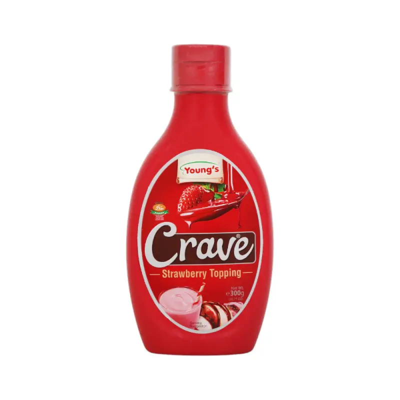 YOUNGS CRAVE STRAWBERRY TOPPING 623G