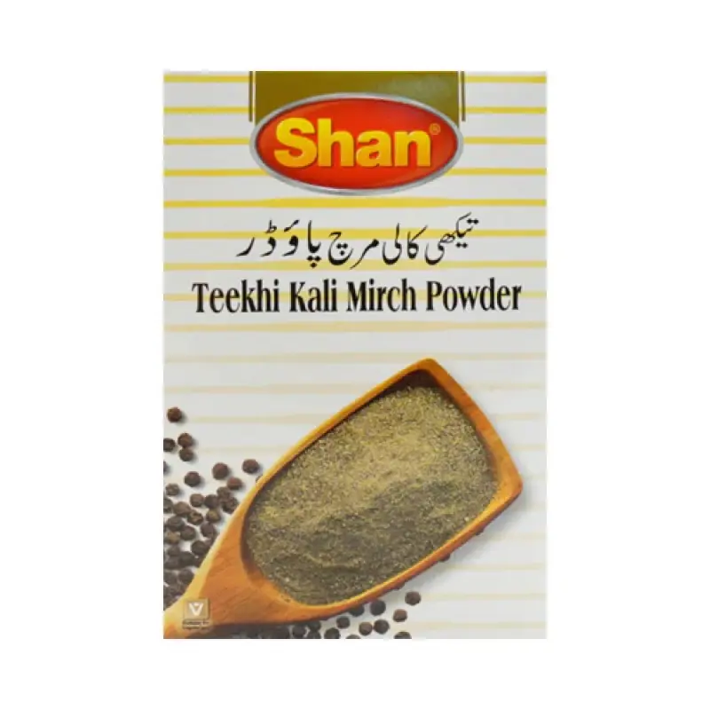 SHAN TEEKHI KALI MIRCH POWDER 25GM