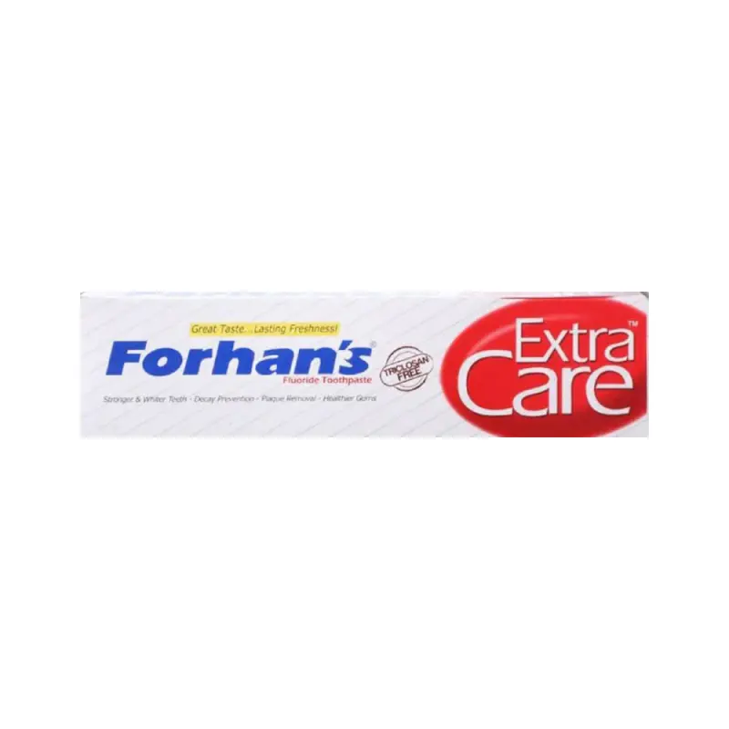 FORHANS TOOTH PASTE EXTRA CARE 140GM