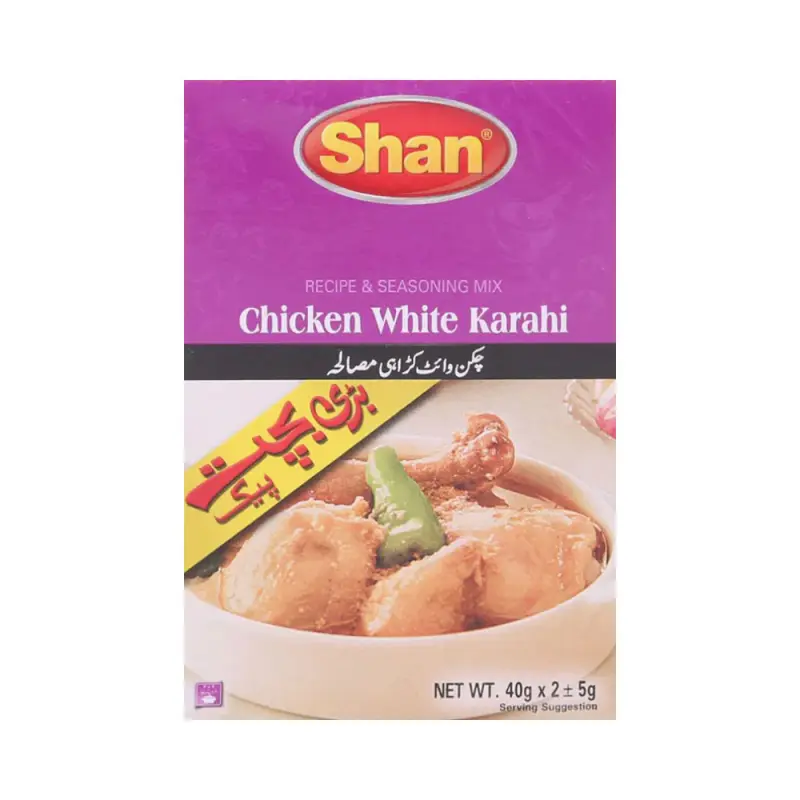 SHAN CHICKEN WHITE KARAHI  2 X 40G