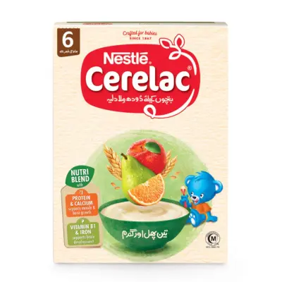 NESTLE CERELAC 3 FRUIT & WHEAT 175GM